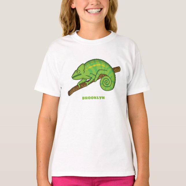 Parsons Chamäleon-Illustration T-Shirt (Vorderseite)