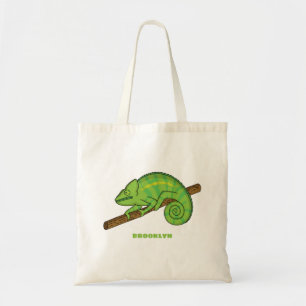 Parson's chameleon illustration tragetasche