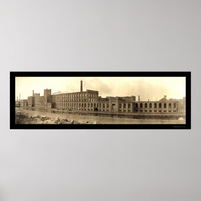 Parsons Paper Holyoke Foto 1909 Poster (Vorne)