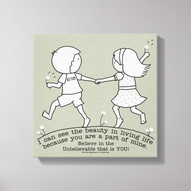 Part of My Life Leinwanddruck (Vorderseite)