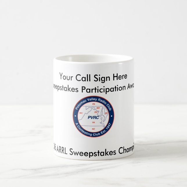 Partcipation Preis - 2008 ARRL Lotterien Kaffeetasse (Mittel)