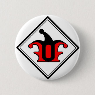 Partei des Dummkopf-Logo-Knopfes Button