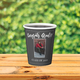 Partei für das Minimalistische Foto | Grau Pappbecher