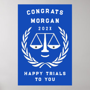 Partei für den personalisierten Jurastudium Poster