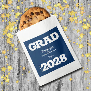 Partei für die blaue und weiße Graduierung Geschenktütchen