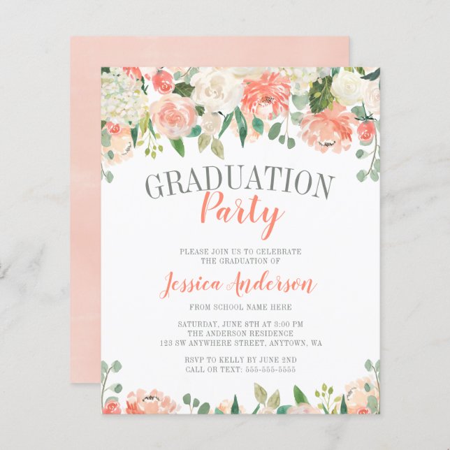 Partei für die Blume von Pastel Watercolor (Vorne/Hinten)