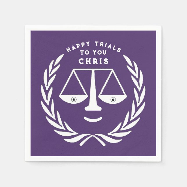 Partei für die juristische Ausbildung Serviette (Vorderseite)