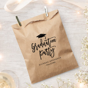 Partei für die schwarze und weiße moderne Skripter Geschenktütchen
