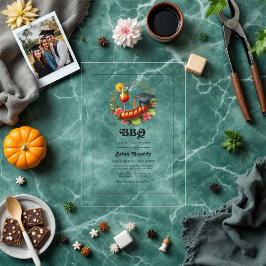 Partei für die wissenschaftliche GRILLEN Acryleinladungen