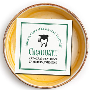 Partei für die Zahnarztpraxis der grünen Zahnärzte Serviette