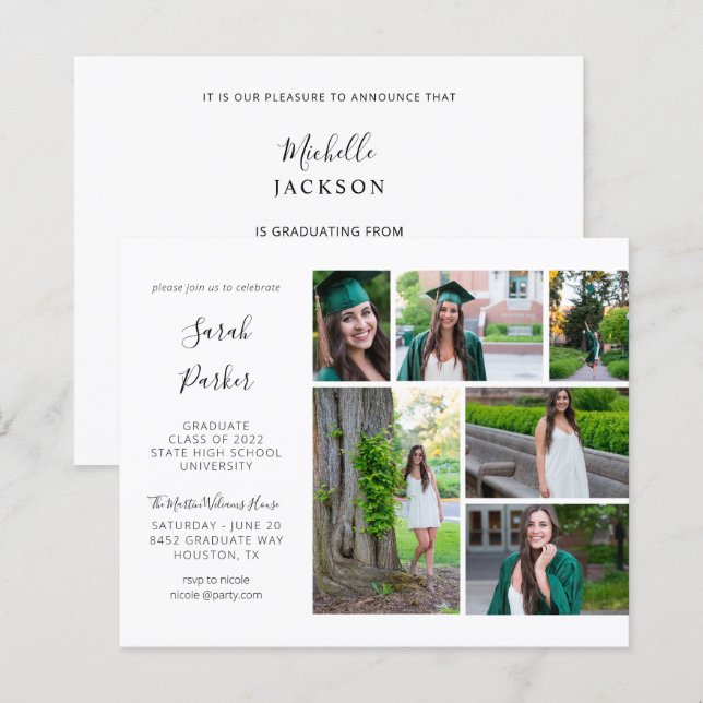 Partei für Haushaltsabschlüsse Modernes 6 Foto (Vorne/Hinten)