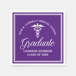 Partei für Lila Medizin Serviette