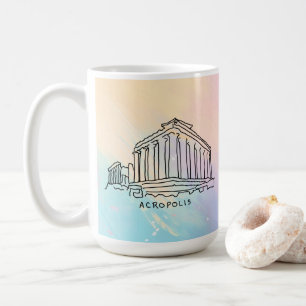 Parthenon Acropolis Athens Griechenland Reisen Sou Kaffeetasse
