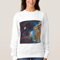 Parthenon Acropolis Griechenland trifft Raumfahrt