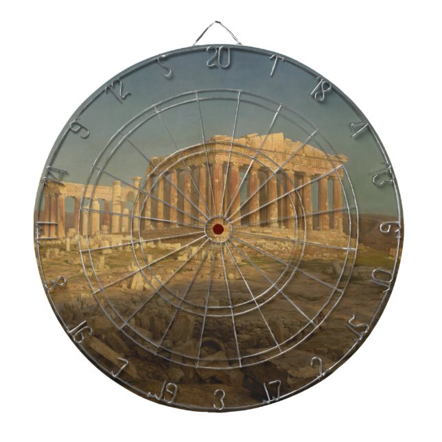 Parthenon (Altgriechischer Tempel, Sehenswürdigkei Dartscheibe (vorne)