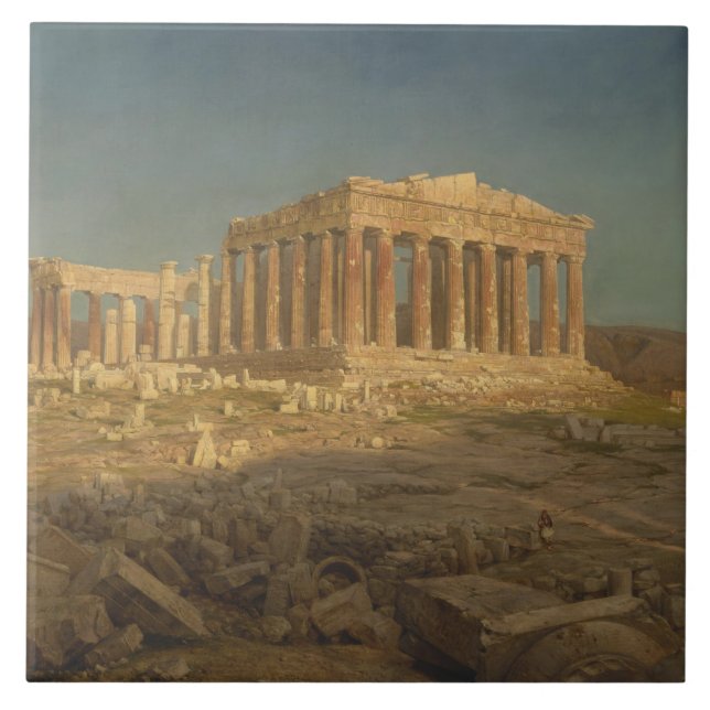 Parthenon (Altgriechischer Tempel, Sehenswürdigkei Fliese (Vorderseite)