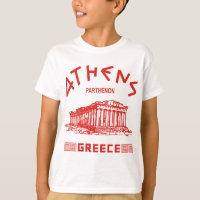 Parthenon - Athen - Grieche (rot)