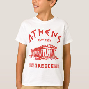 Parthenon - Athen - Grieche (rot) T-Shirt
