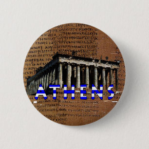 Parthenon Athen Griechenland Button