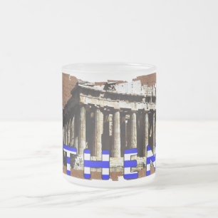 Parthenon Athen Griechenland Mattglastasse
