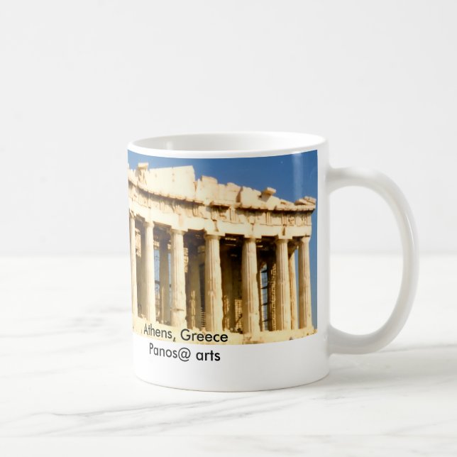 Parthenon, Athen, Griechenland Tasse (Rechts)