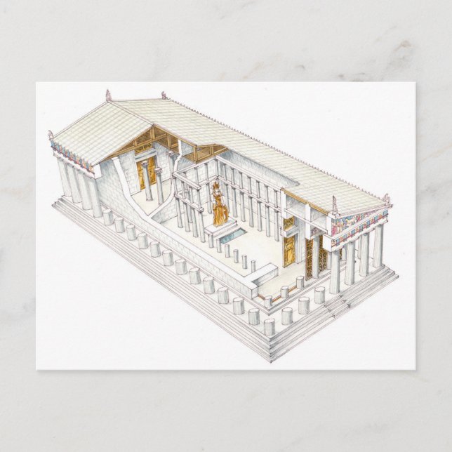 Parthenon Athens Postkarte (Vorderseite)