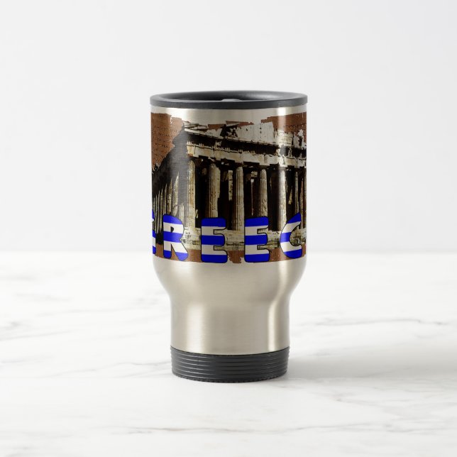 Parthenon Griechenland Reisebecher (Mittel)