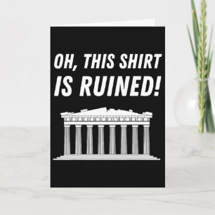 Parthenon Griechenland und Akropolis von Athen Karte
