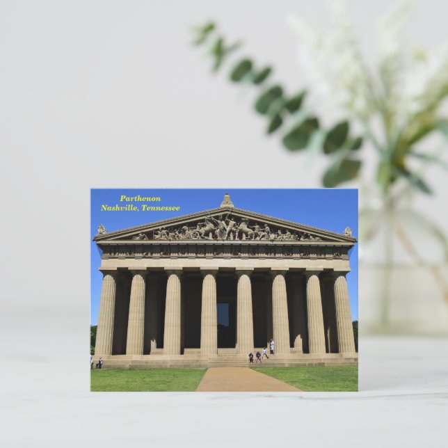 Parthenon Nashville, tennessee postcard Postkarte (Stehend Vorderseite)