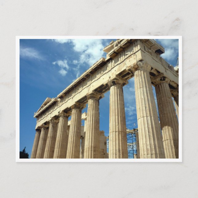 Parthenon Postkarte (Vorderseite)