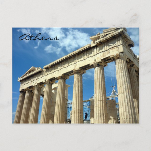 Parthenon Postkarte (Vorderseite)