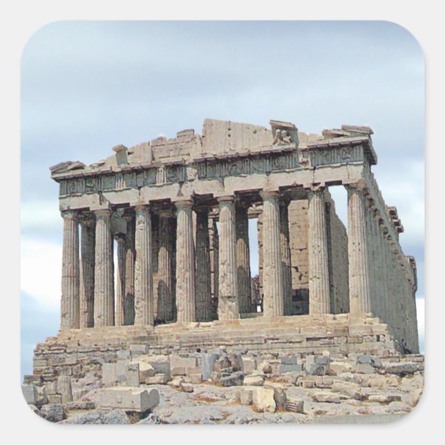 Parthenon Sticker (Vorderseite)