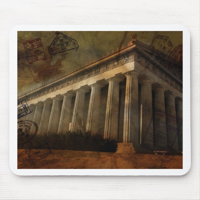 Parthenon, Tempel von Athene Mousepad (Vorne)