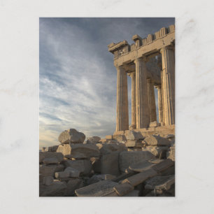 Parthenon von der Südkarte Postkarte