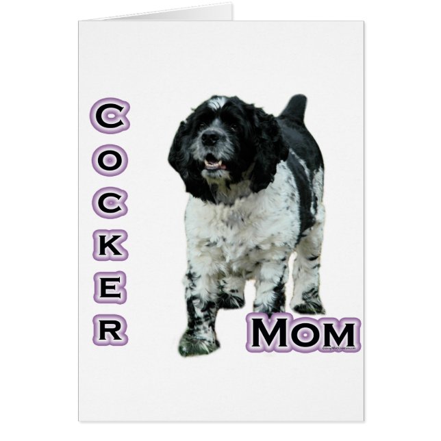 Parti Cocker Spanische Mama; Mama von Cocker Spani (Vorne)
