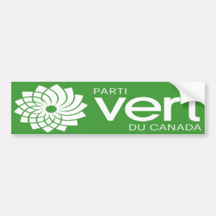 Parti Vert DU Kanada Logo Autoaufkleber