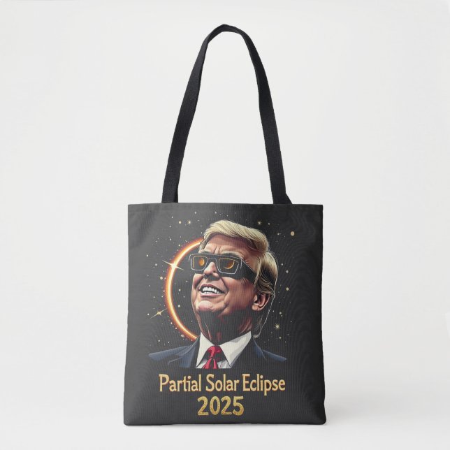 Partial Solar Eclipse 2025 Astronomie Trump (Vorderseite)