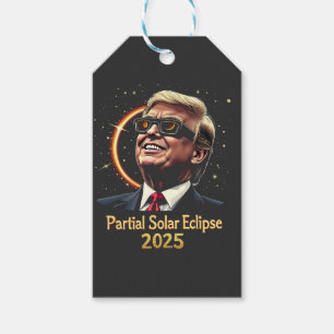 Partial Solar Eclipse 2025 Astronomie Trump Geschenkanhänger