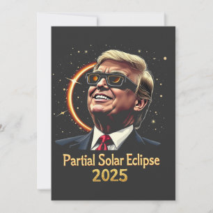 Partial Solar Eclipse 2025 Astronomie Trump Save The Date