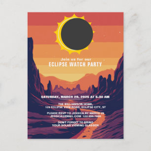 Partial Solar Eclipse 2025 Watch-Party Einladung
