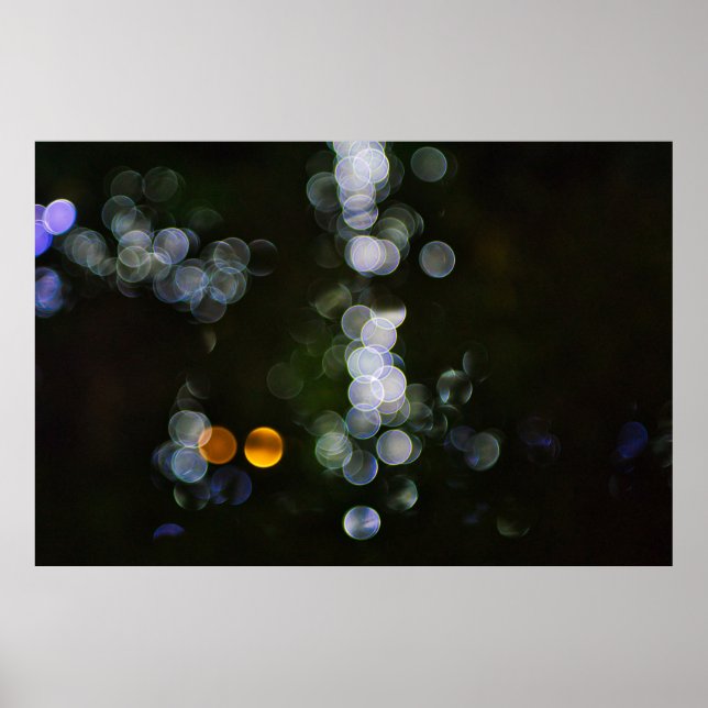 Partie aus farbigen Kunststoffbehältern Poster (Vorne)