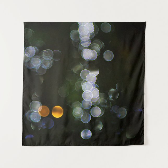 Partie aus farbigen Kunststoffbehältern Wandteppich (Vorderseite)