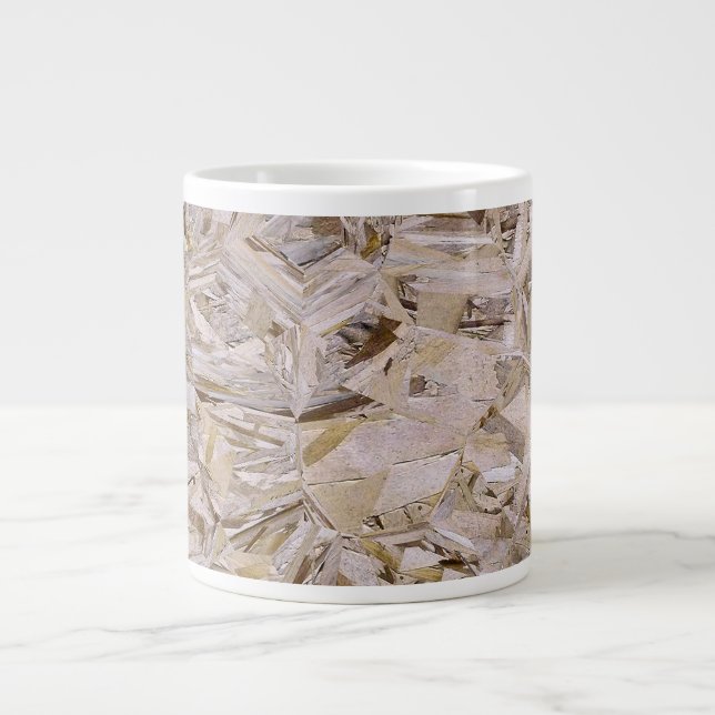 Partikel OSB-Bauweise Sperrholzprint Jumbo-Tasse (Vorderseite)