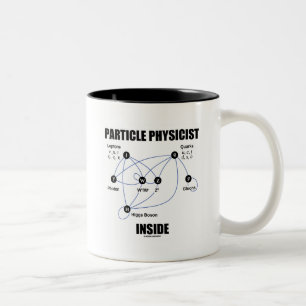 Partikel-Physiker-Innere (Standardmodell Higgs) Zweifarbige Tasse