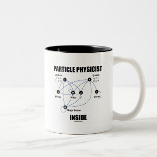 Partikel-Physiker-Innere (Standardmodell Higgs) Zweifarbige Tasse