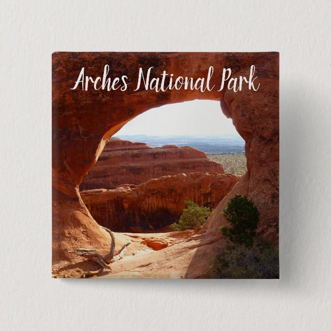 Partition Arch at Arches Nationalpark Button (Vorderseite)