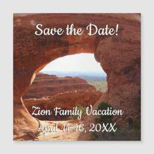 Partition Arch at Arches Nationalpark Magnetkarte