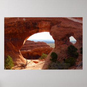 Partition Arch at Arches Nationalpark Poster