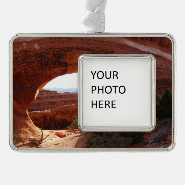 Partition Arch at Arches Nationalpark Rahmen-Ornament Silber (Vorderseite)