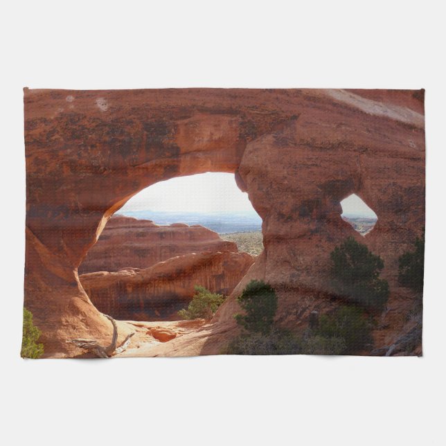 Partition Arch I im Arches National Park Geschirrtuch (Horizontal)